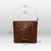 Enola Handbag - Printed Brown