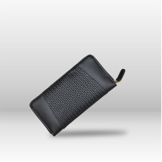 Annabelle Long Zip Wallet - Printed Black