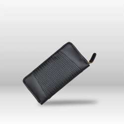 Annabelle Long Zip Wallet - Printed Black