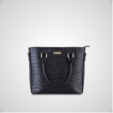 Enola Handbag - Printed Black