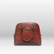Isabelle Handbag - Printed Brown