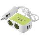 XUNNIU 2 Sockets 2 USB Car Charger