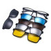 6 in 1 Magnetic Night Vision Sunglass