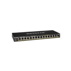 Netgear GS316P 16-Port Gigabit PoE/PoE+ Desktop Unmanaged Switch