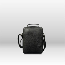 Dave Messenger Leather - Printed Black