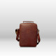 Dave Messenger Leather - Printed Brown