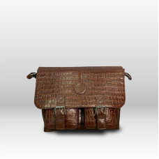 Excella Work Bag - Printed Brown
