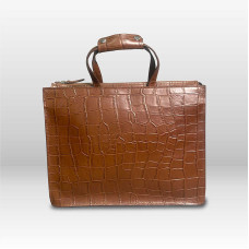 Ideaa Work Bag - Printed Brown