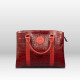 Amalia Business Bag - Printed Burgundy