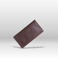 Florian Single Mobile Wallet Large - Dark Brown
