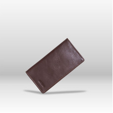 Florian Single Mobile Wallet Large - Dark Brown